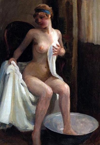 The Bather by Emil Pap