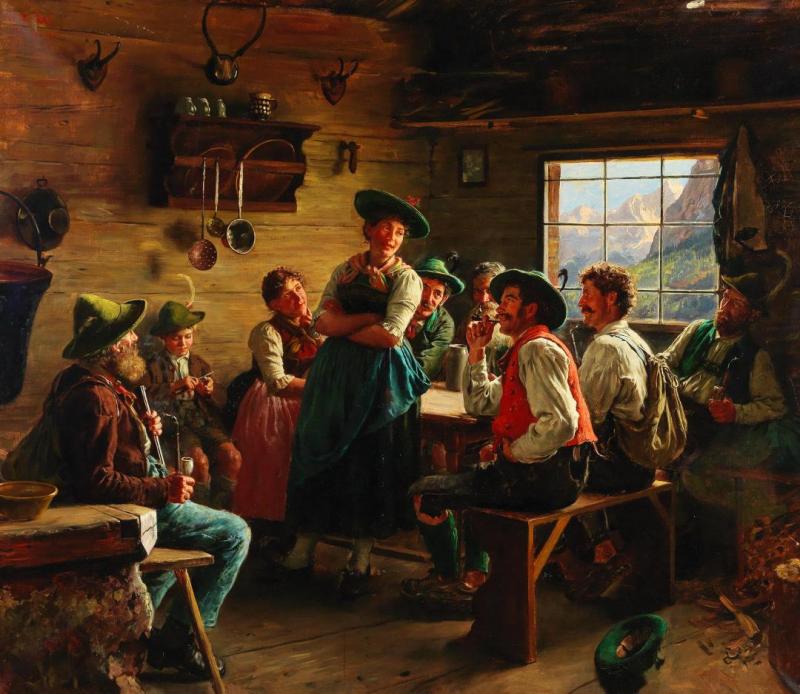 A Cock And Bull Story, 1901 by Emil Rau