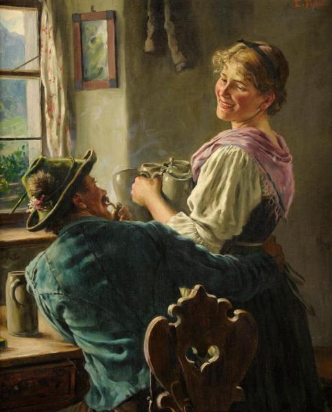 Emil Rau Eine Fesche Bedienung