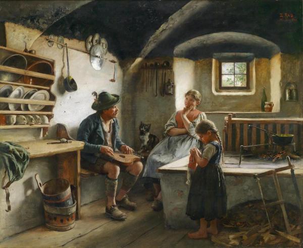 Emil Rau The Zither Player