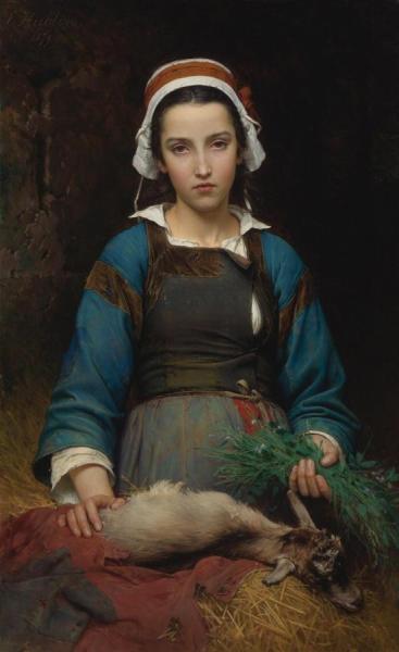A Friend In Need by Emile Auguste Hublin