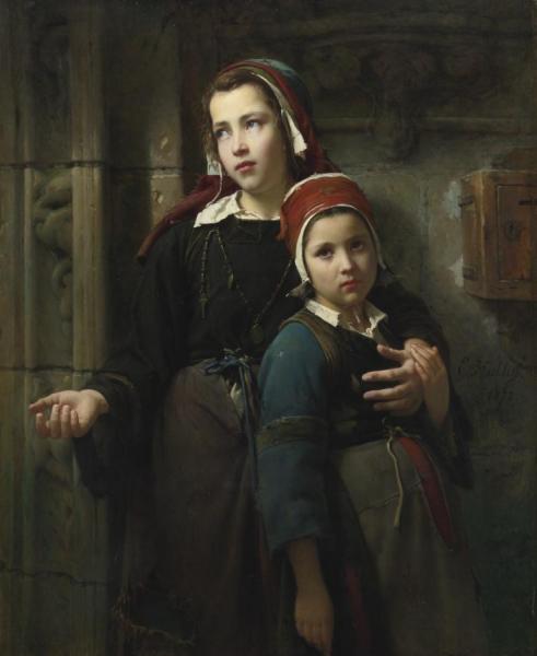 Sisters by Emile Auguste Hublin
