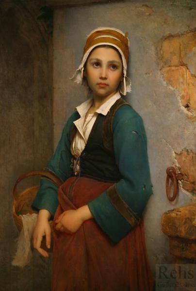 The Lonely Maid by Emile Auguste Hublin