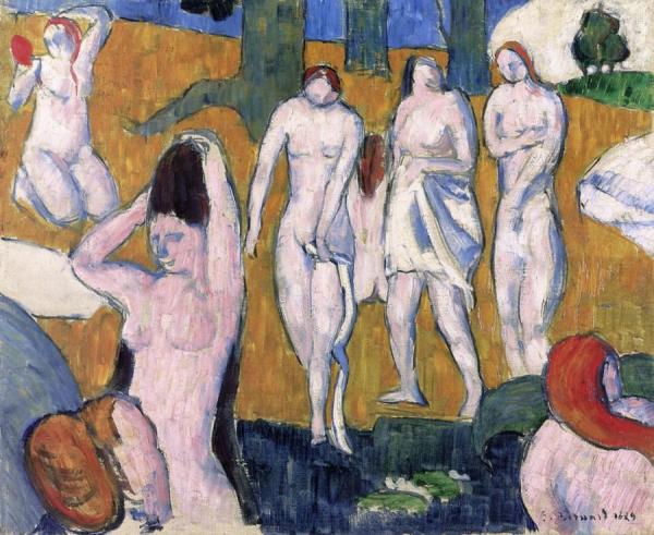 Bathers by Emile Bernard