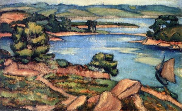 Emile Bernard Breton Landscape
