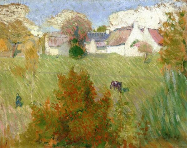 Farm In Pont-aven by Emile Bernard