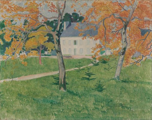 House Among Trees: Pont-aven by Emile Bernard