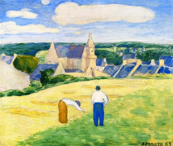 Landscape, Saint-briac by Emile Bernard