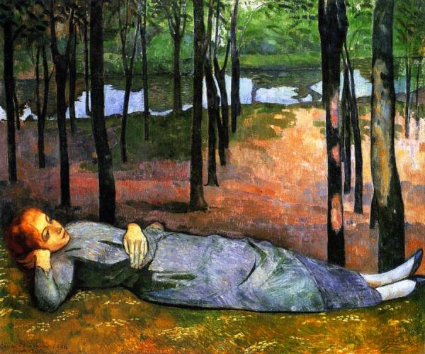 Madeleine Dans Le Bois D'amour by Emile Bernard