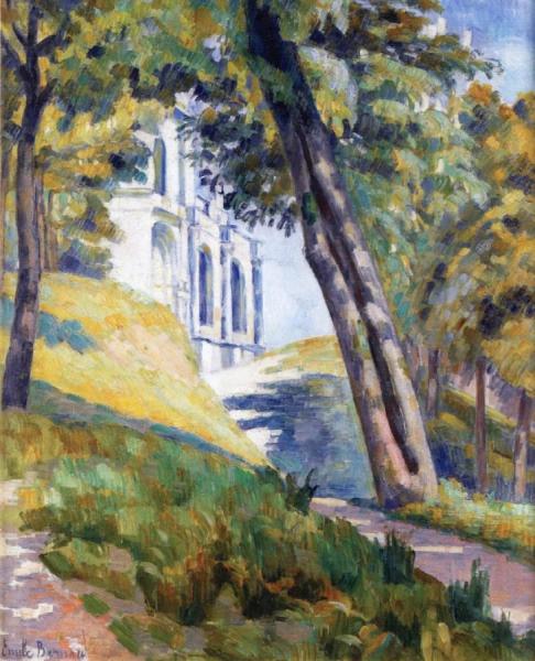 Path Leading To The Church Of Saint-pierre At Tonnerre by Emile Bernard