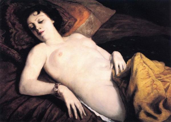Reclining Nude With Bracelet by Emile Bernard Oil Painting Reproductions