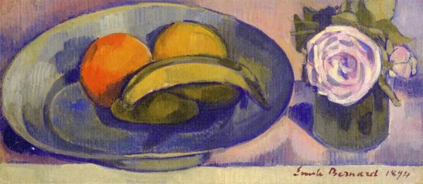 Still Life With Banana by Emile Bernard
