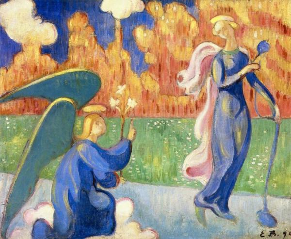 The Annunciation by Emile Bernard
