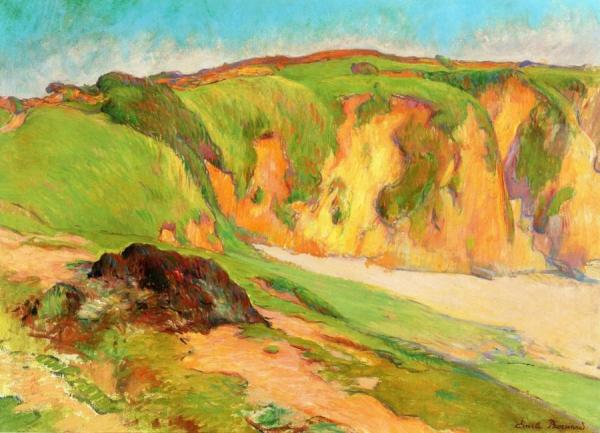 The Cliffs Of Pouldu by Emile Bernard Oil Painting Reproductions