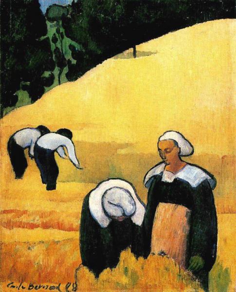 The Harvest by Emile Bernard