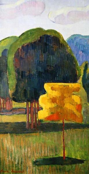 The Yellow Tree by Emile Bernard