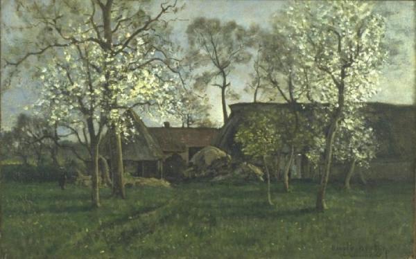 Landscape At Raimbaucourt by Emile Breton Oil Painting Reproductions