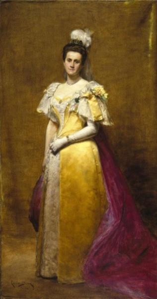 Portrait Of Emily Warren Roebling by Emile Carolus-duran