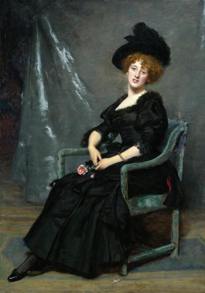 Portrait Of Lucy Lee Robbins by Emile Carolus-duran Oil Painting Reproductions