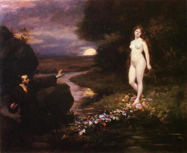 The Vision Of Saint Catherine by Emile Carolus-duran Oil Painting Reproductions