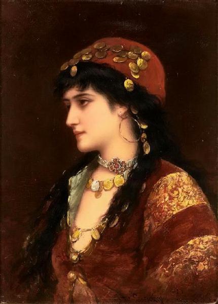 Gypsy Girl by Emile Eisman-semenowsky