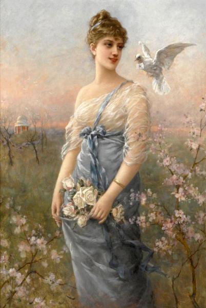 The Love Note by Emile Eisman-semenowsky