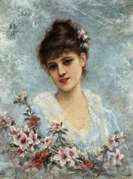 The Maiden Of Spring by Emile Eisman-semenowsky