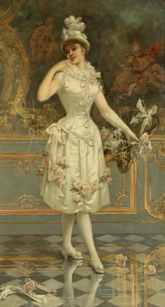 The Rose Beauty by Emile Eisman-semenowsky