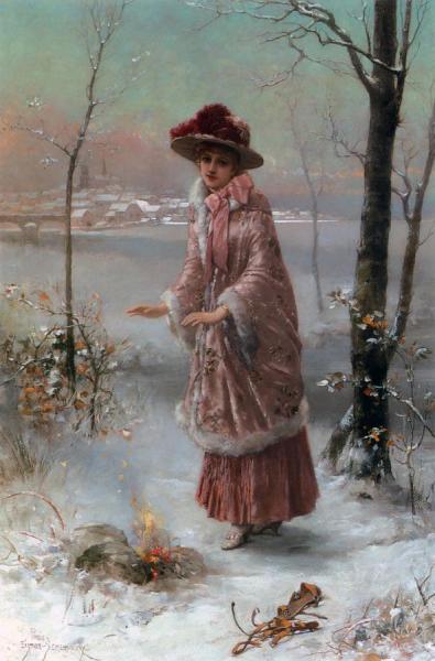 Winter by Emile Eisman-semenowsky