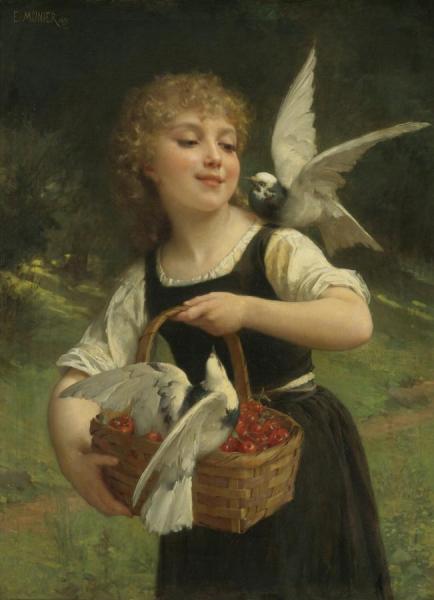 Messenger Of Love by Émile Munier
