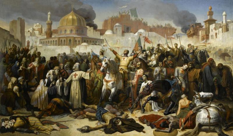 Capture Of Jerusalem, July 15, 1099, 1847 by Émile Signol