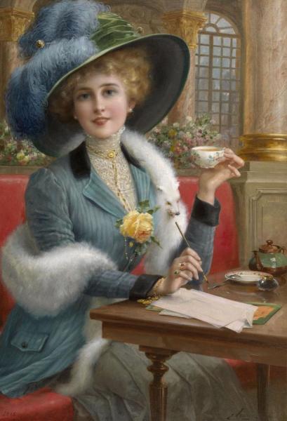 Elegant Lady by Emile Vernon