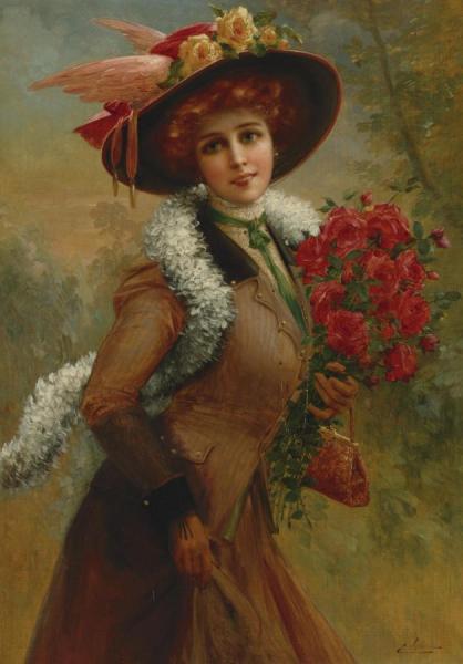 Lovely As A Rose by Emile Vernon