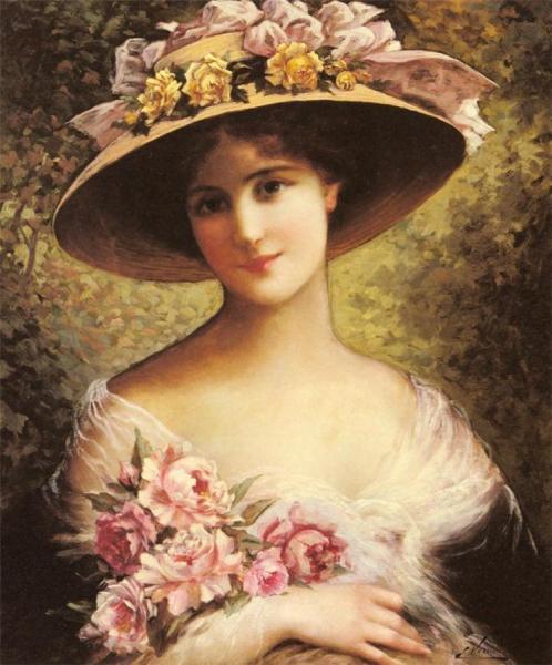 The Fancy Bonnet by Emile Vernon