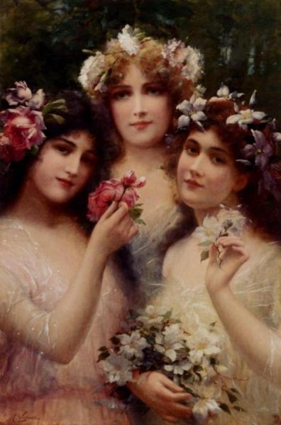 The Three Graces by Emile Vernon