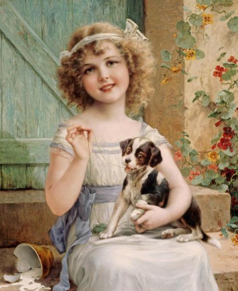 Waiting For The Vet by Emile Vernon