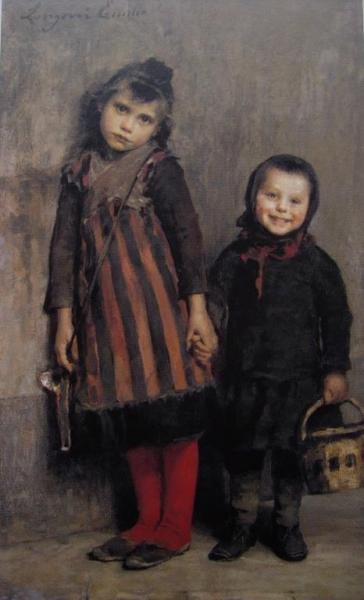 Out Of School by Emilio Longoni