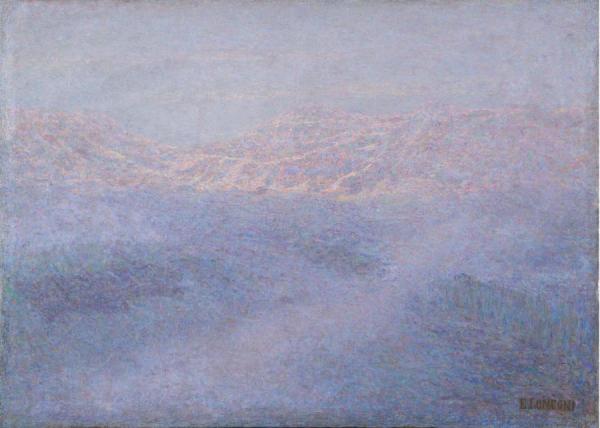 Sunrise In The Mountains by Emilio Longoni