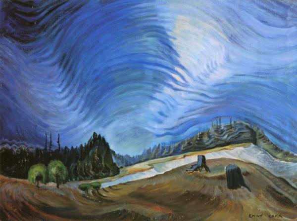 Above The Gravel Pit by Emily Carr Oil Painting Reproductions