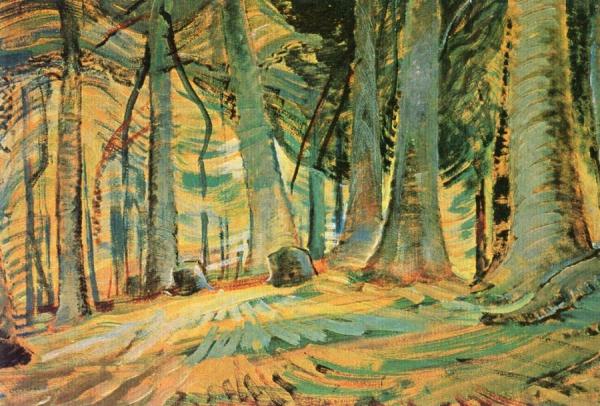 B.c. Forest by Emily Carr Oil Painting Reproductions