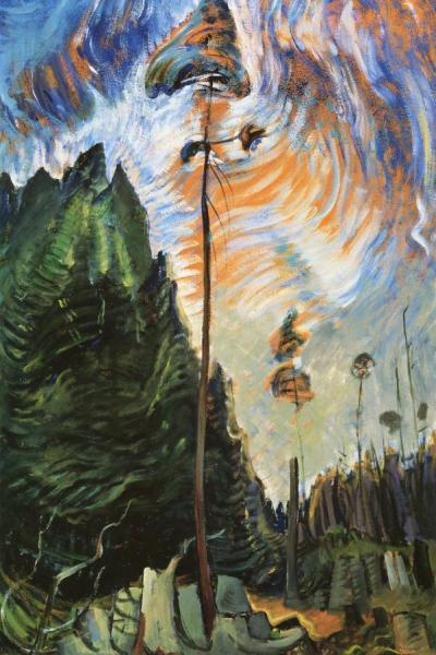 Edge Of The Forest by Emily Carr Oil Painting Reproductions