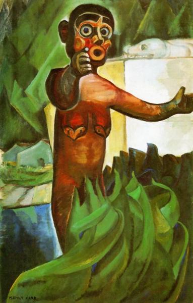 Guyasdoms' D'sonoqua by Emily Carr Oil Painting Reproductions
