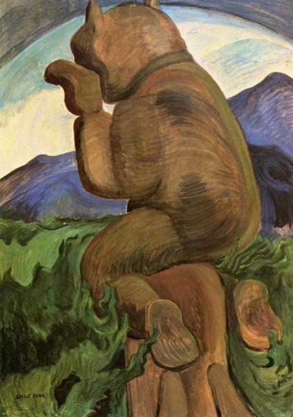 Laughing Bear by Emily Carr Oil Painting Reproductions