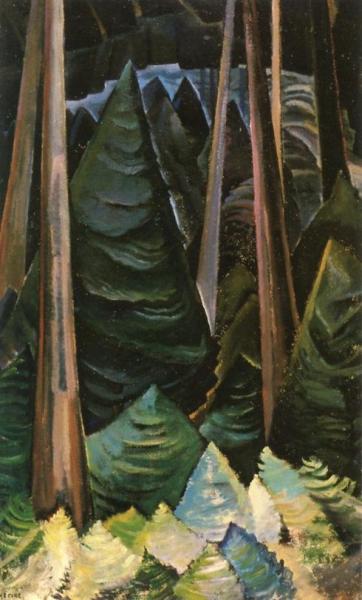 Old And New Forest by Emily Carr Oil Painting Reproductions