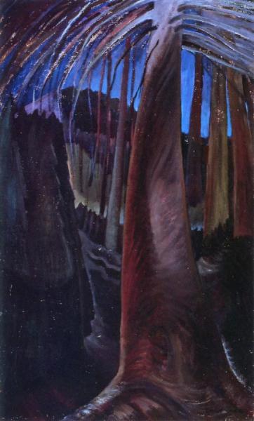 Old Tree At Dusk by Emily Carr