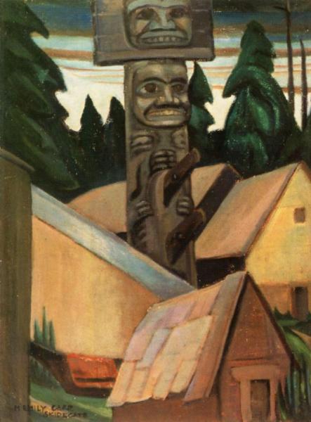 Skidegate by Emily Carr Oil Painting Reproductions