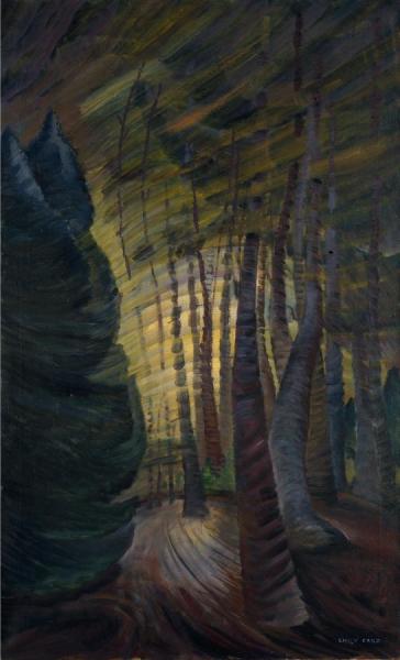 Somberness Sunlit by Emily Carr Oil Painting Reproductions