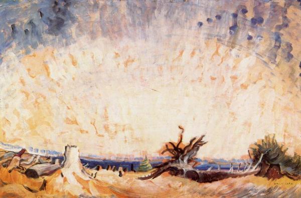 Stumps And Sky by Emily Carr