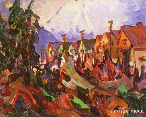 Vancouver Street by Emily Carr Oil Painting Reproductions
