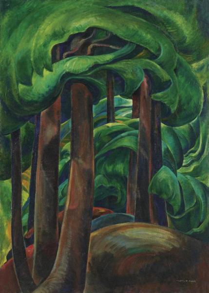 Western Forest by Emily Carr Oil Painting Reproductions